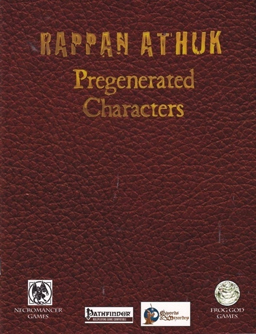 Pathfinder - Rappan Athuk - Pregenerated Characters (A Grade) (Genbrug)